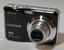 Fujifilm FinePix AX560 16.0MP Digital Camera Black HD Movie - Tested Works