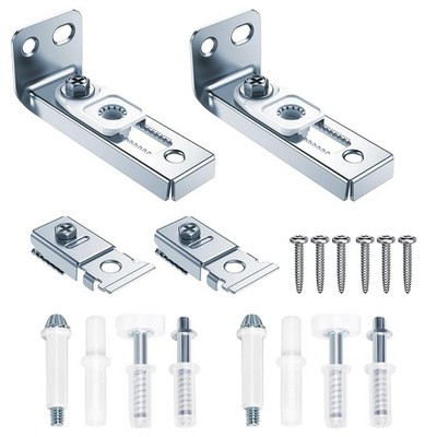 2-Pack Bifold Door Hardware Repair Kit - Fits 7/8'' to 1'' Tracks - Includes To...