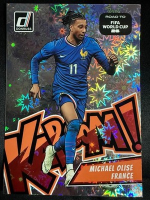 Panini Donruss  FIFA World Cup KABOOM! Jumbo Card Michael Olise France #14 SSP