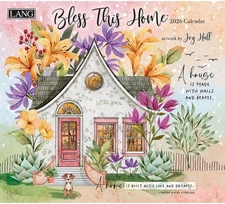 Bless This Home 2026 Wall Calendar Wall by Hall, Joy