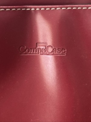 Red CompuCase Laptop PC Case w/ Several Pockets FREE SHIPPING