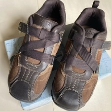 NEW SPERRY Top Sider BALLAST Brown Leather Slip On Sneaker Shoes -sz Youth 3.5M