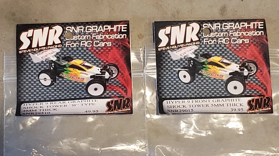 OFNA HOBAO HYPER 9 BUGGY CARBON FIBER SHOCK TOWER'S 9e - Image 2 of 2