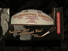 Washington Redskins Football Ball Embroidered Commemorative White Panel Official