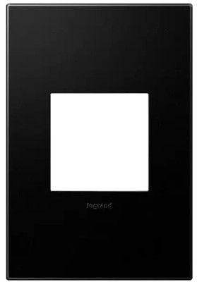 Legrand Adorne- AWP1G2GR6 Single Wall Plate - GRAPHITE FINISH