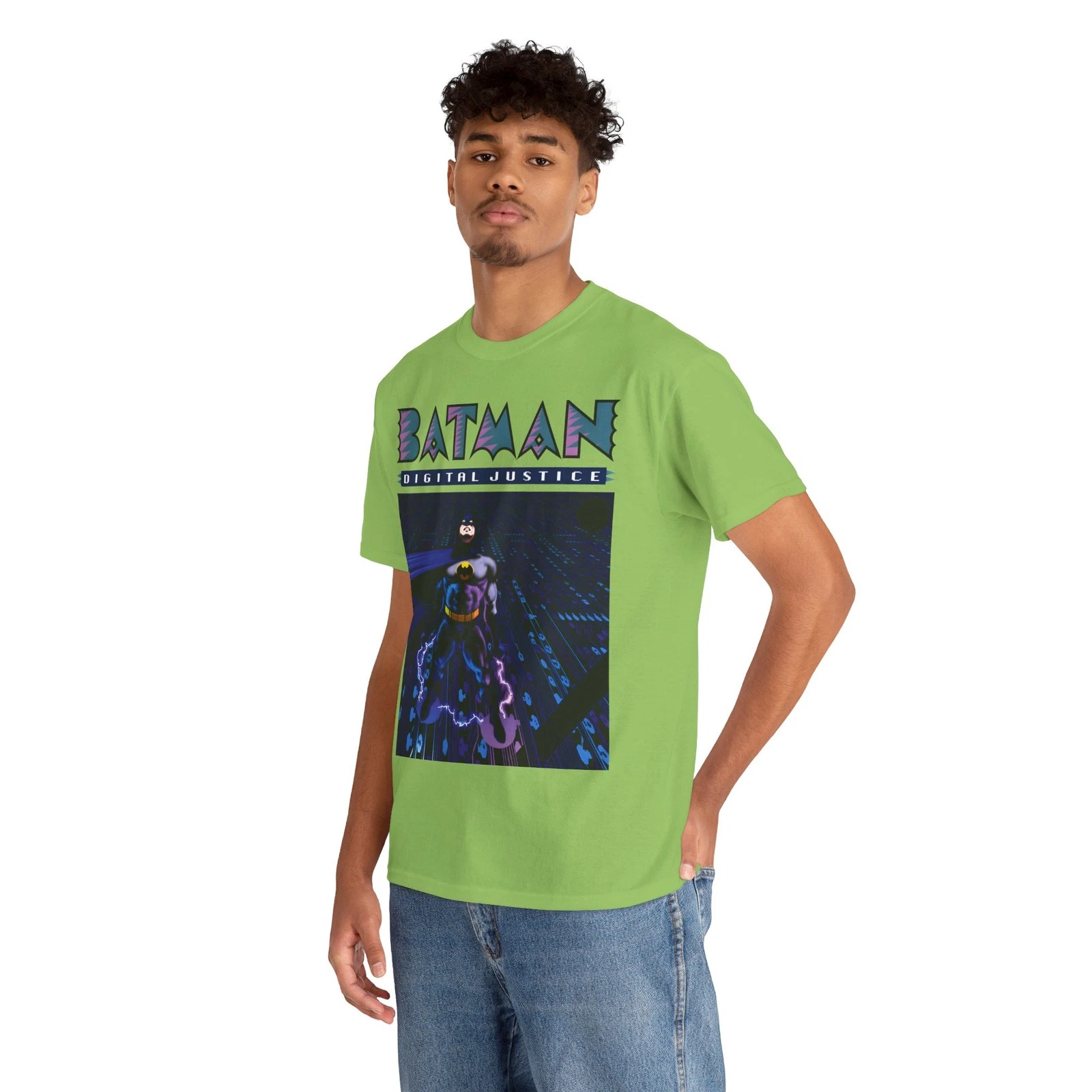 Batman Digital Justice T-Shirt - Pepe Moreno Computer Art - DC Comics