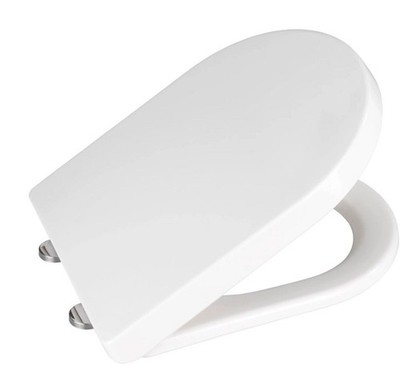 WENKO Premium WC-Sitz Calla Thermoplast weiß, mit Absenkautomatik, Fix-Clip,