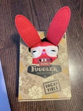 ZURU FUGGLER FUNNY UGLY MONSTER RABBIT EARS PLUSH STUFFED ANIMAL RED Vacay Vibes
