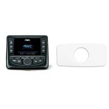 Wet Sounds WS-MC-2 With Marine SEADASH3W Universal Marine 3" Radio Dash Kit -...