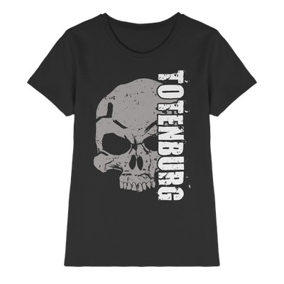Totenburg - Black Metal Skull - Damen T-Shirt | Mystic Circle Endstille Marduk