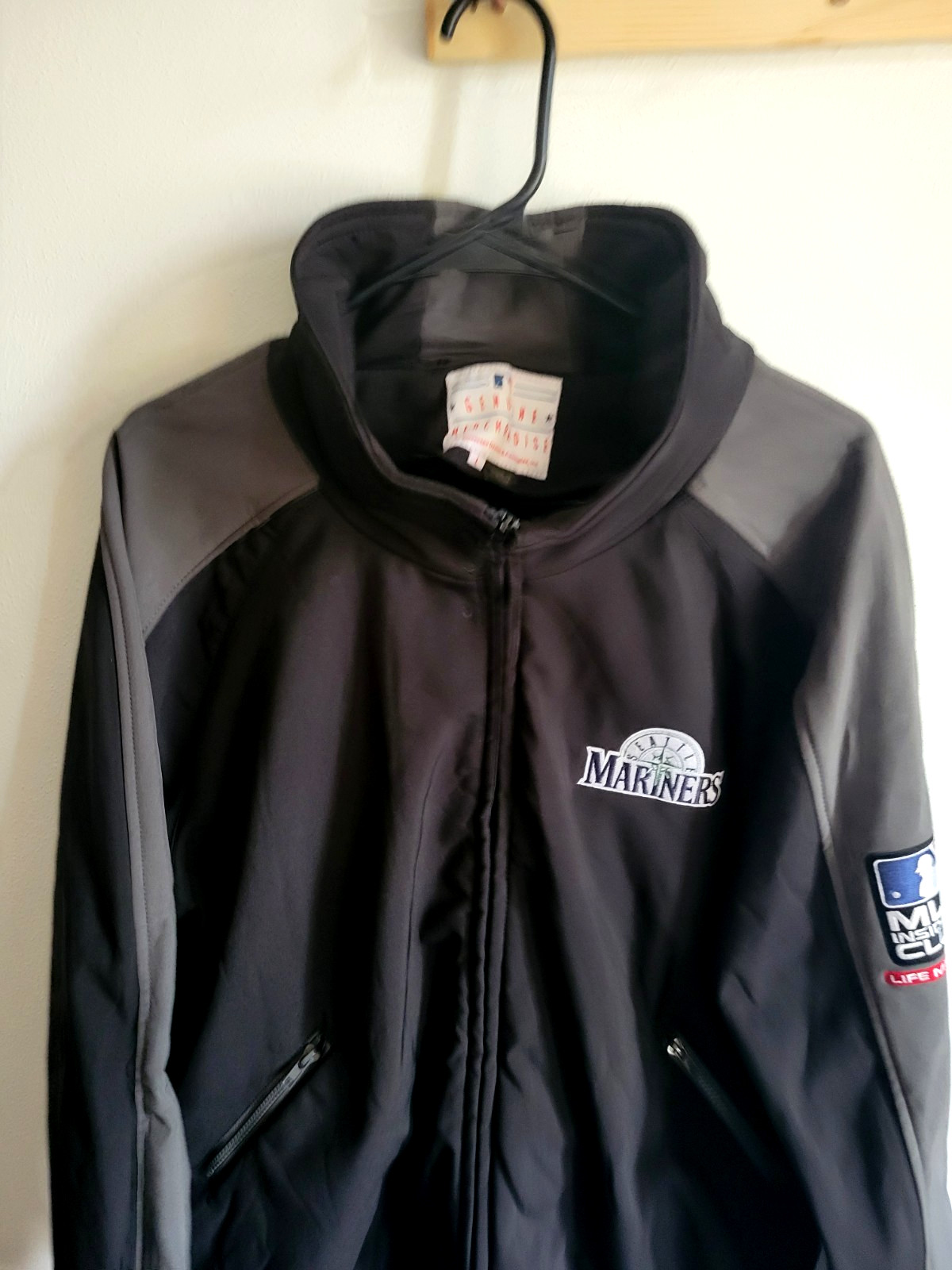 Seattle Mariners Bomber Jacket Microfiber Mens La… - image 3