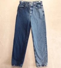 Reclaimed Vintage Mens/Womans Jeans Sz.28/Blue Colorblock/Loose Fit Unisex