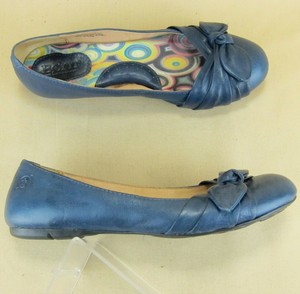 born navy flats
