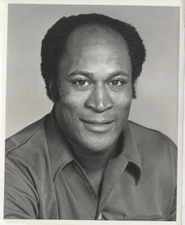 John Amos Good Times 1974 Publicity Portrait Original 8x10 Photo CBS Snipe