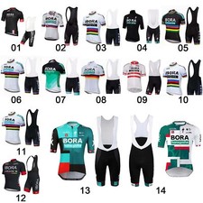 Herren Radtrikot Set Kurzarm-Radtrikot + 3D Gel Polsterung Bib Shorts Anzug