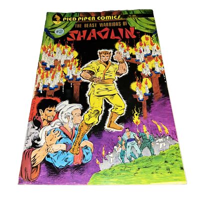 THE BEAST WARRIORS OF SHAOLIN #2 COMIC BOOK 1987 PIED PIPER COMICS