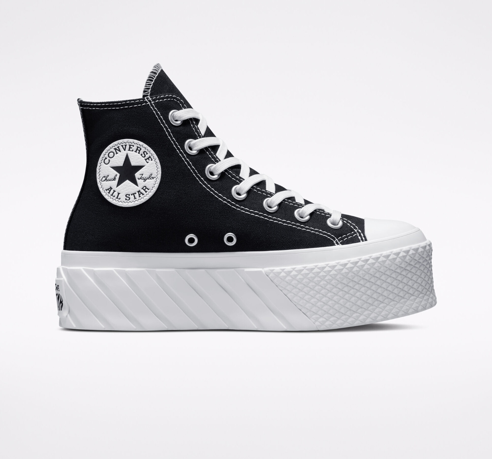 Converse Chuck Taylor All Star Lift 2X Platform Shoes Black | eBay