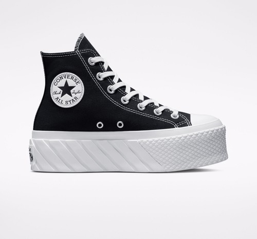 Womens Converse Chuck Taylor All Star Platform Clean Leather High Top