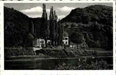 AK GRUSS AUS WELTERSBACH MAYEN KOBLENZ HOTEL OSKAR CORALL UM 1935 PFALZ