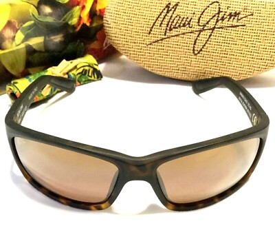 MAUI JIM KANAIO COAST SUNGLASSES Tortoise Ombre w/ Polarized Lenses MJ 766-10