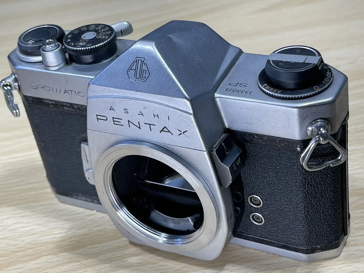 [AS IS] ASAHI PENTAX SP Silver Body SLR 35mm Film Camera Japan 4683