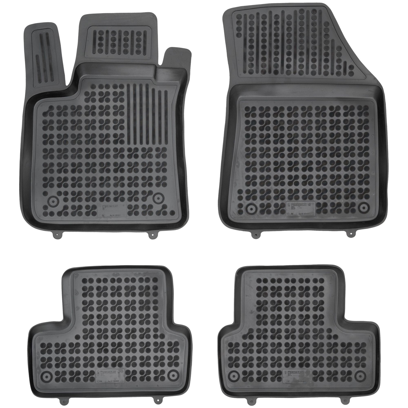 Tapis caoutchouc Rezaw-Plast pour Megane 4 avec bords hauts