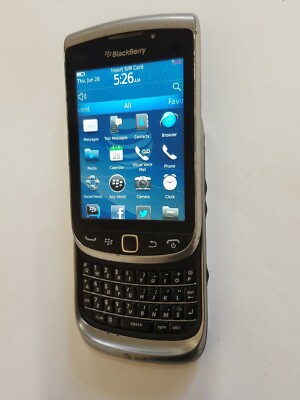 Rare At&t Prepaid Cricket Wireless H20 Blackberry Messenger Torch