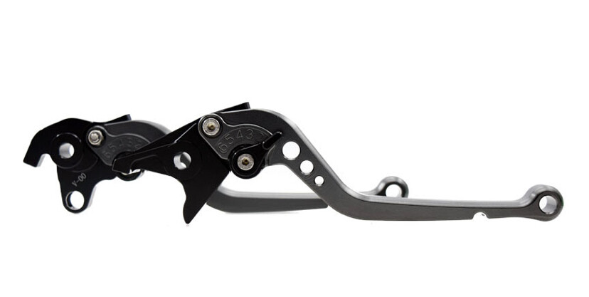 Leviers frein et embrayage alu CNC usiné pour moto Triumph Tiger 800 XC anodisation durable