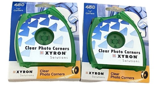 Xyron Solutions ~ 2 Pkgs of Clear Photo 1/2" Corners for Scrapbooking Pictures
