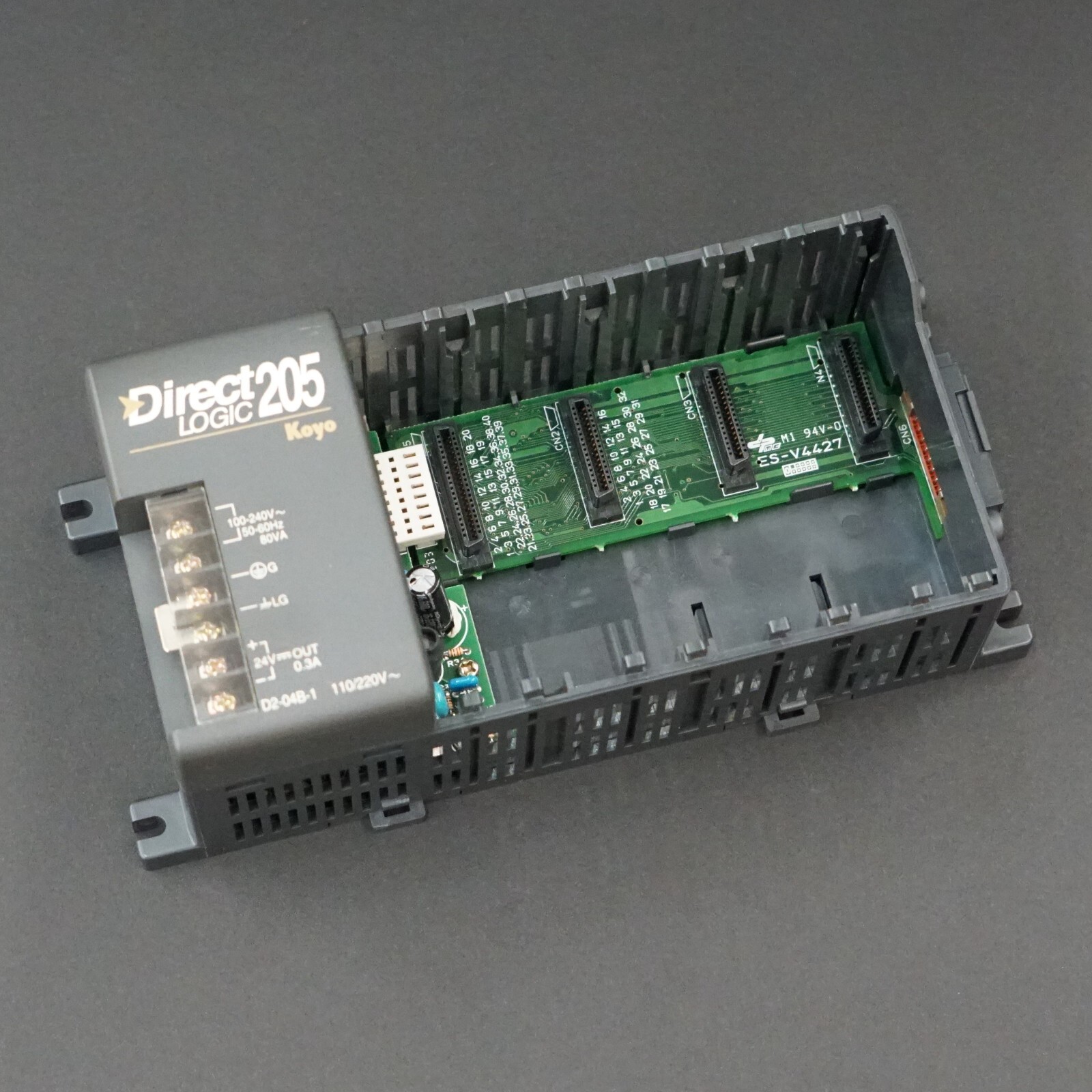 Automation Direct D2-04B-1 DirectLogic 205 4-Slot I/O Base 110/220VAC 80VA