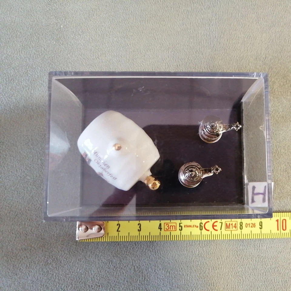 accessori in miniatura boccali botte Oktoberfest Porcellana casa delle Bambole - Immagine 3 di 4