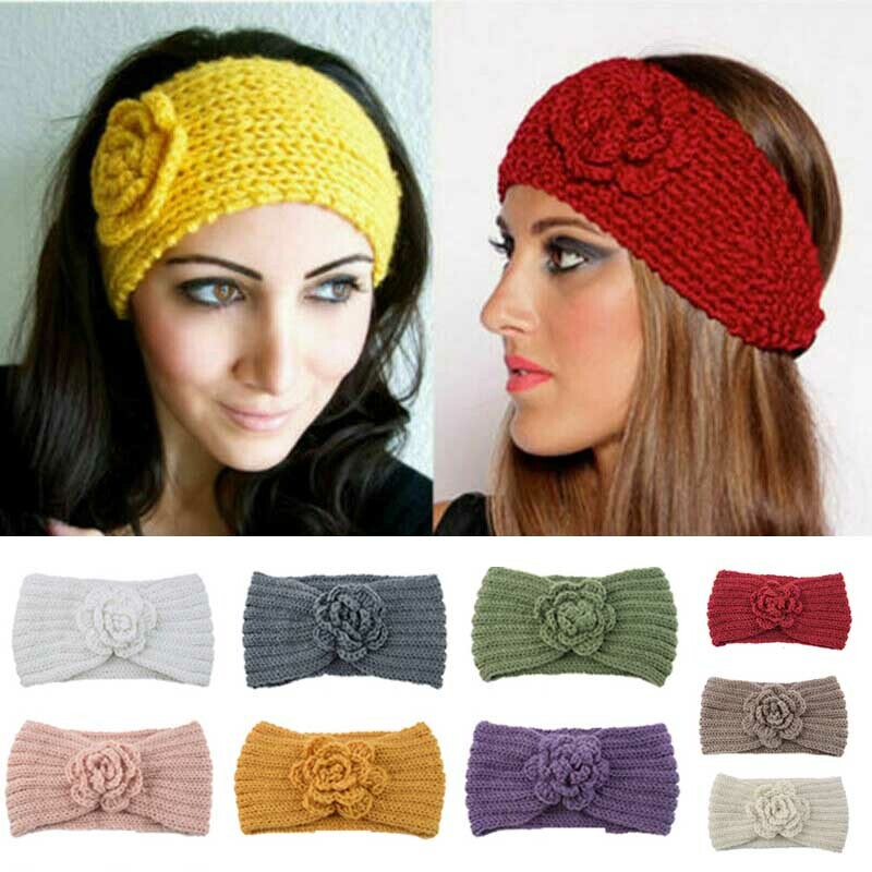 PiriModa Damen Stirnband – Gehäkelt Mit Perlen, Ohrwärmer Für Winter, Größe Ca. 22x13 Cm, 100% Polyester
