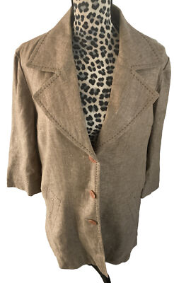 Trench Coat Marron J Jill - Taille S - Très Bon état - Long Style Américain