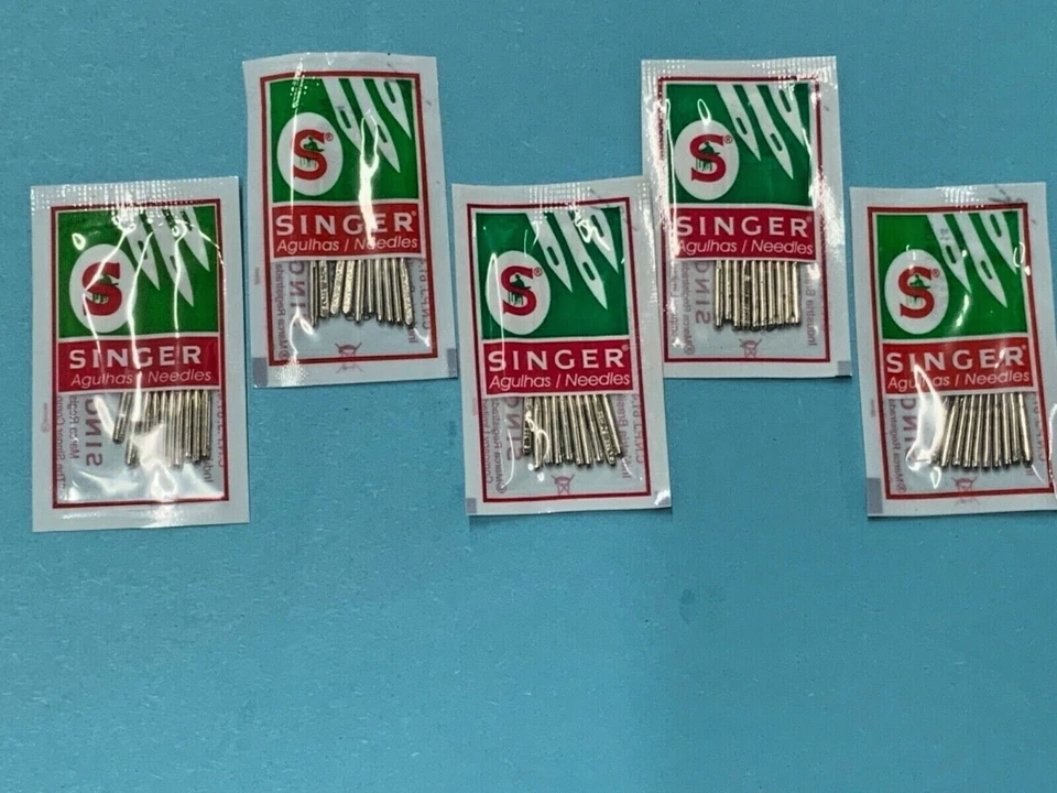 50 Singer Nadeln- Flachkolbennadel für Nähmaschinen Stärke 70,80,90,100,110