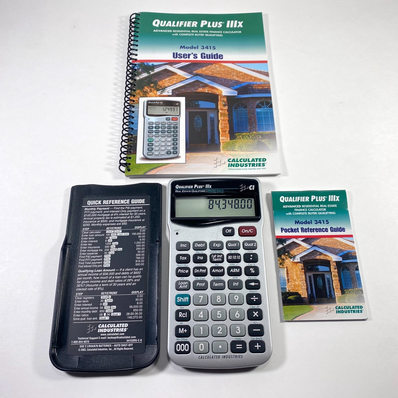 Qualifier Plus IIIx Advanced Residential Real Estate Finance Calculator