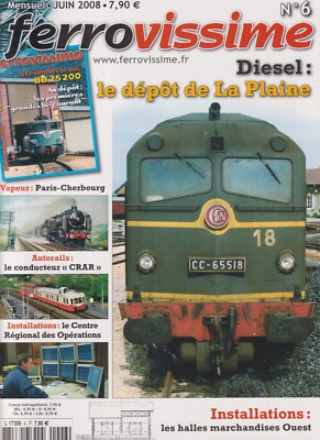 FERROVISSIME N°06 DEPOT DE LA PLAINE / AUTORAIL CRAR / WESTHALLE / VE UIC TY