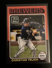2021 Topps 70 Years Of Topps Baseball Christian Yelich #70YT-25