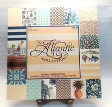 The Paper Studio "The Atlantic Collection" 12 X 12 Scrapbook Paper 60 Sheets