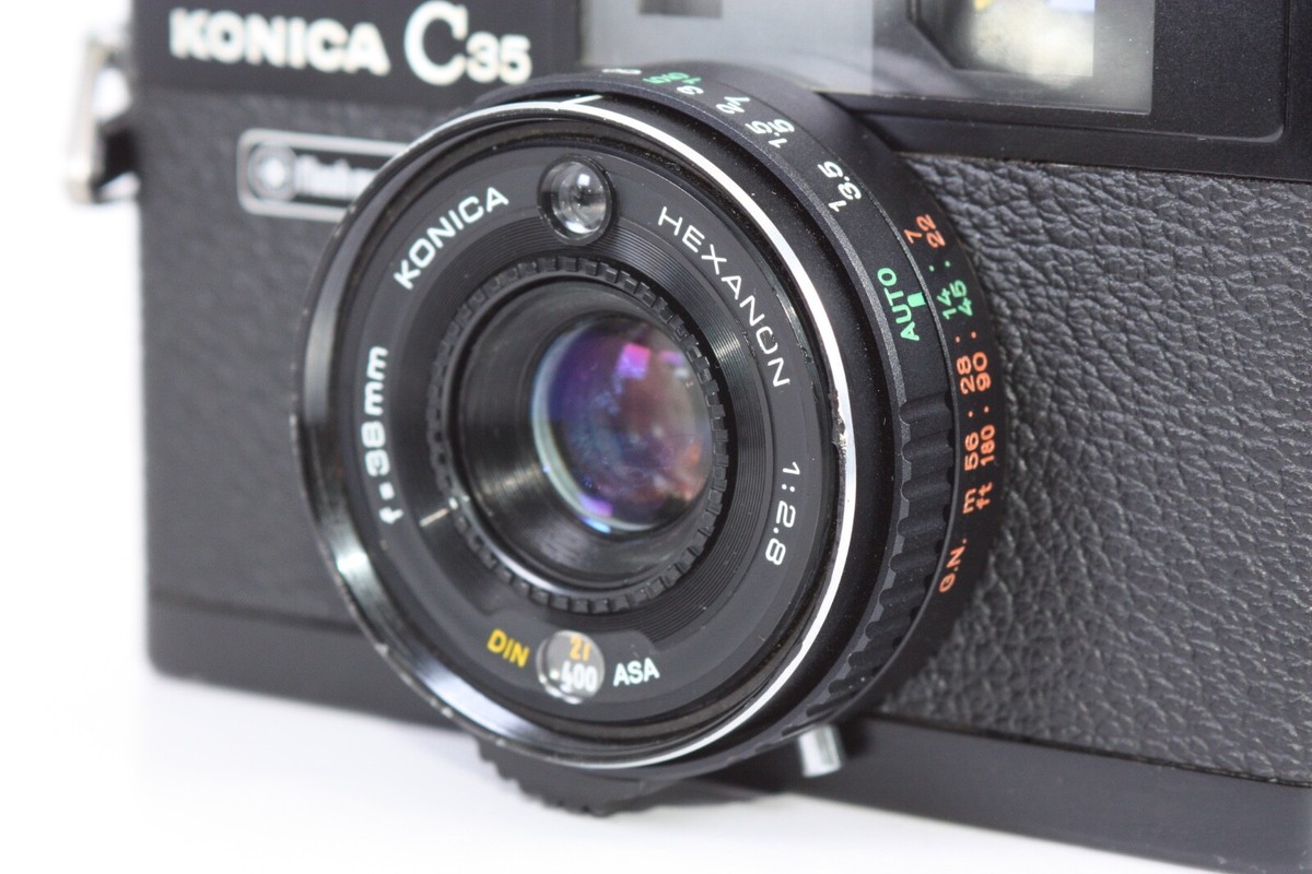 Konica C35 FM Black Film Camera [Overhauled] from Japan#313 | eBay