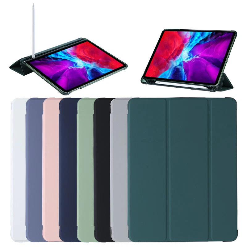 PU Leather Smart Case For iPad 10.9 Air 4 10.2 8th 7th Pro 11 With Pencil Holder - Image 2 of 4