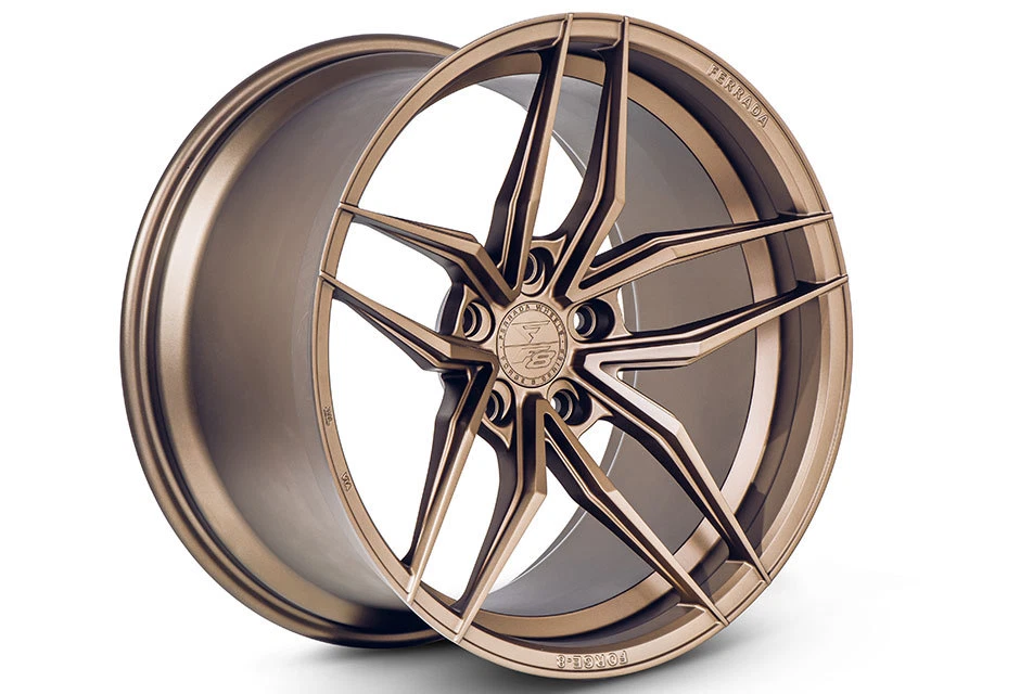 RUEDAS CÓNCAVAS FERRADA FR5 BRONCE MATE 20" PARA LEXUS RC300 RC350 F-SPORT  Foto 4 de 4