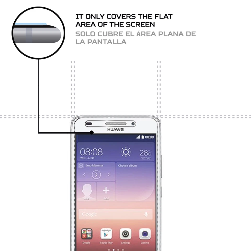 ANTISHOCK Protector Pantalla para Huawei Ascend G620s Foto 4 de 4