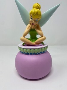 Disney Home Fairy Tinkerbell Peter Pan Vinyl Piggy Bank Enesco