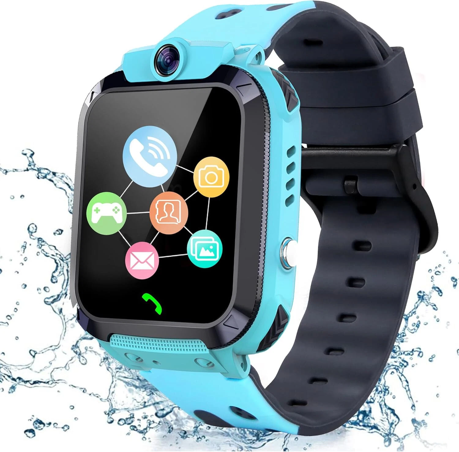 Smart Watch Kids Phone Function GPS Tracker SOS Wrist Watch For iPhone Samsung