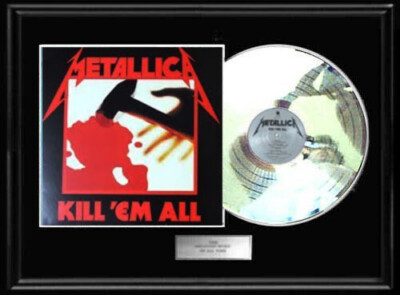 洋楽 llica kill 'em all GOLD edition Metallica_KillEmAll_Gold1Frame