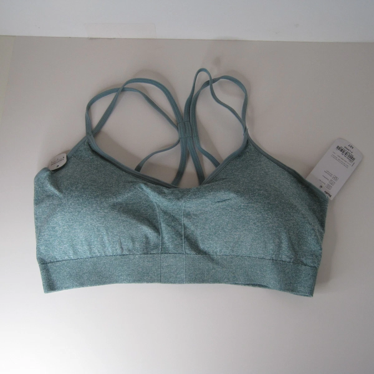 Xersion Studio Light Support Strappy Back Workout Sports Bra XL