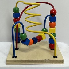 Vintage Bead Maze Rollercoaster Educational T...