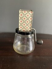 ANDROCK Vintage Nut Grinder Red Star Burst Design Made in USA Kitchen Utensils