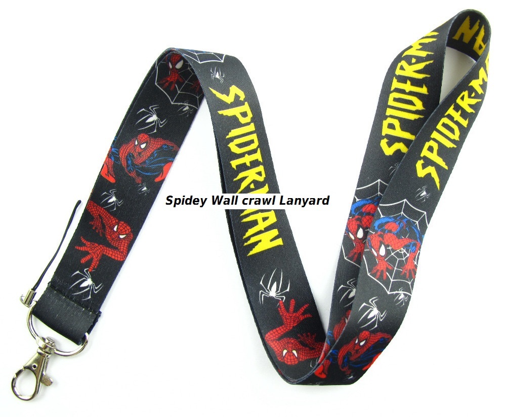 Marvel Spider-Man Lanyard - Red Neck Strap For ID Badges, Keys, Or Comic Con