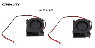 Lot of 2 Creality 3D Blower Fan 4020 24V 5600 L200 XH for Ender 7 CR-10S Pro V2